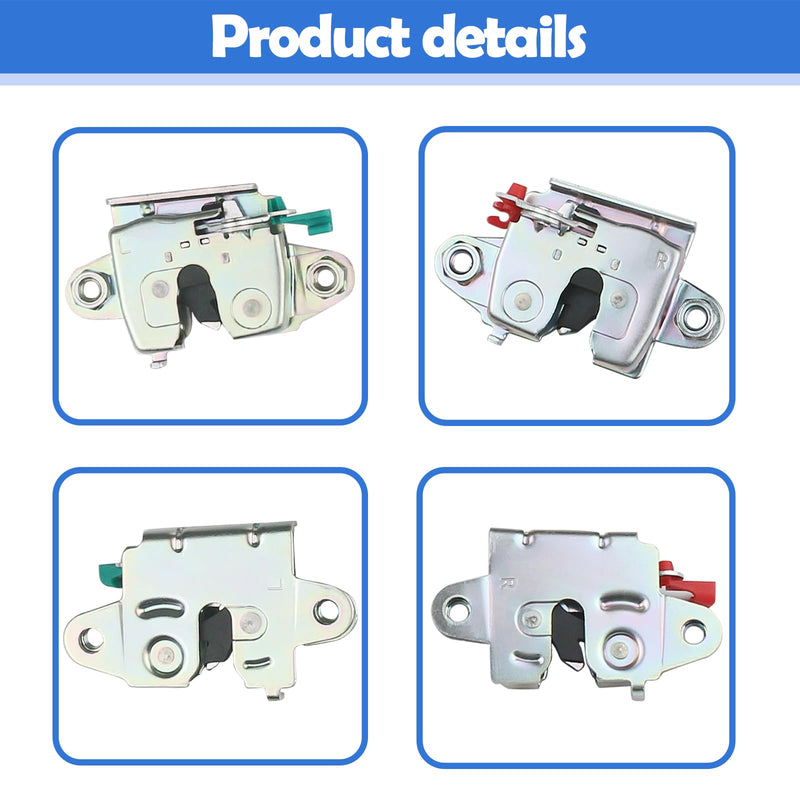 1Pair Tailgate Latch Lock with Control Link Compatible with Toyota Tundra 2007-2021 Replaces 65780-0C041 65790-0C041 65655-0C011 65656-0C011 Left Right Side 4 Pieces