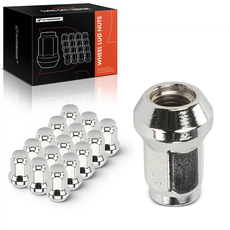 A-Premium 16-PC, M10x1.25 Wheel Lug Nut Compatible with Arctic Cat, 2007-2022 Can-Am, 1985-2022 Honda, 1985-2022 Kawasaki, 1991-2022 Suzuki, 2018-2019 Textron Off Road, 1987-2022 Yamaha, Polaris