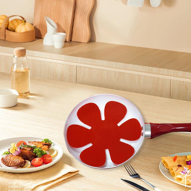 Pot Pan Protectors, Set of 12 and 3 Different Sizes, Larger & Thicker Felt Pan Protector Pads, Pot Divider Pads for Stacking and Protecting Your Cookware, Also Suitable for (Red) Red
