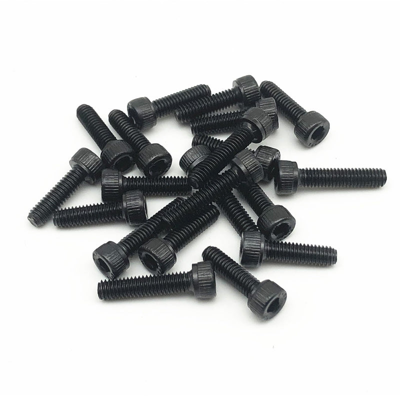 100pcs M3 x 12mm 12.9 Grade Alloy Steel Hex Socket Head Cap Screws Bolts,Black Oxide Finish 100 - NewNest Australia
