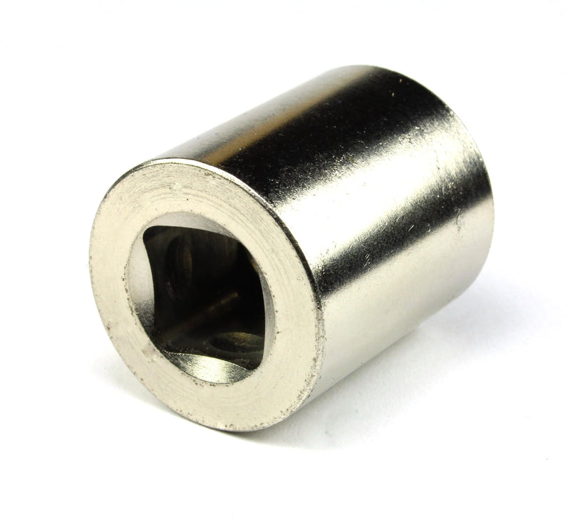 Installation Tool + 8pc 3/8-16 Tri-Groove Tamper Proof Security Nuts Zamak5, #30, 430, LPF430, Trident, T-Groove, Carbon Steel Socket