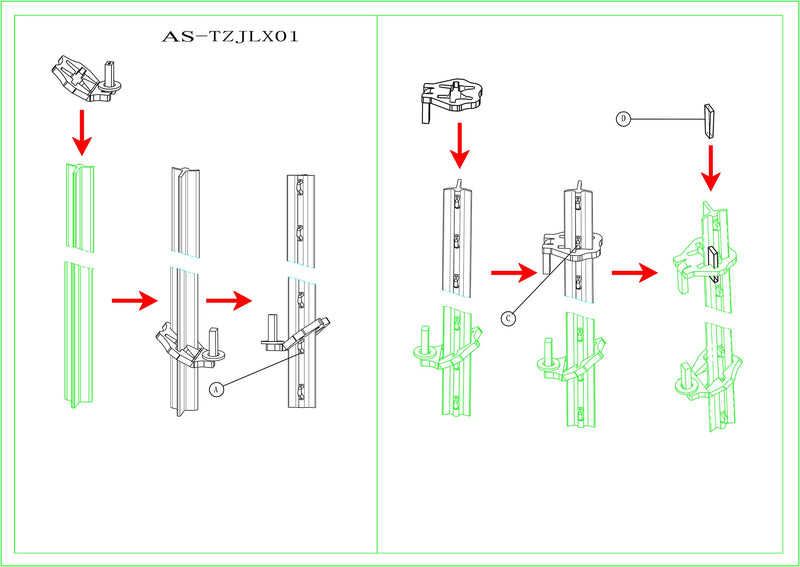 T-Post Gate Hinge Pins, Hang a gate from a Metal T Post, Easy to Install,Hang a gate of Any Farm or Garden from a Metal T Post