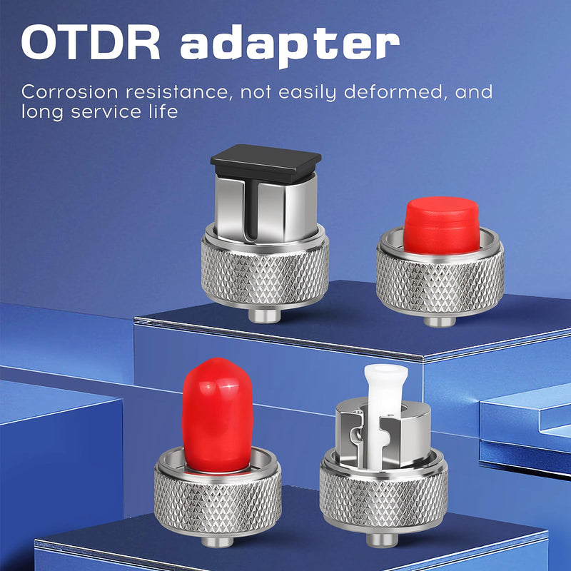 OTDR SC/FC/ST/LC Adapter SC/UPC FC/UPC ST/UPC LC/UPC Connector Fiber Optic Adapter Interface Suitable for Single-Mode and Multi-Mode SC FC ST LC (UPC adapter)