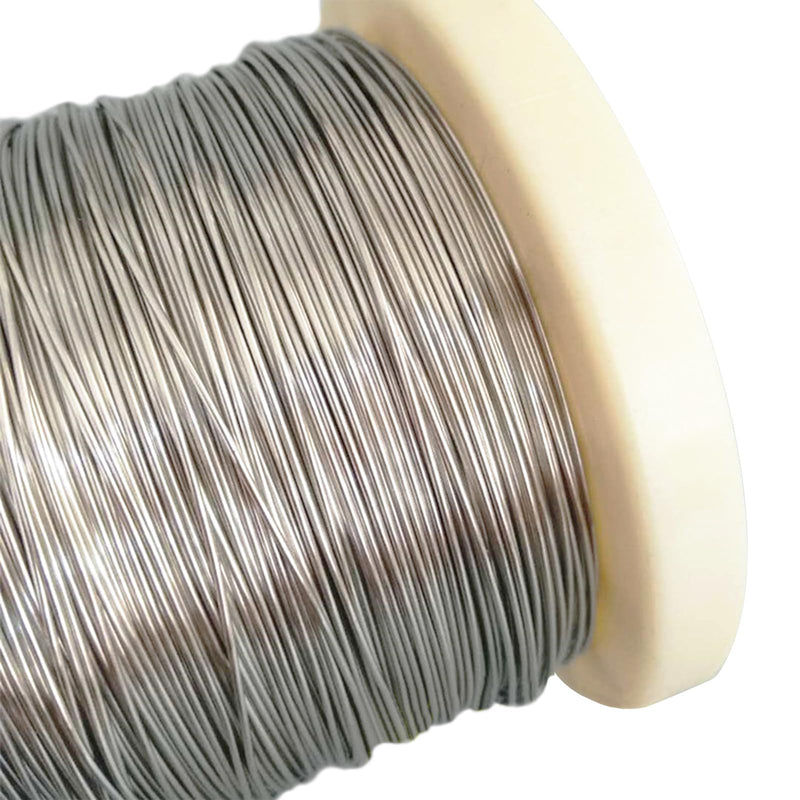 Pure Nickel Wire Diameter 0.05mm Length 5m/16.4ft, 99.9% Purity Nickel Wire for Manufacturing and Scientific Experiments