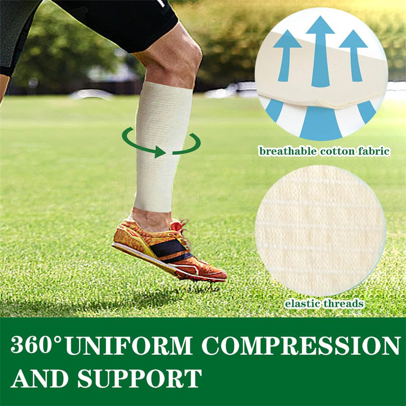 Tubular Bandage, Reusable Elastic Bandage Sleeve, Arm Stockinette Tubing, Compression Bandage Roll for Tissue Support Size E, 3.5" x 11 yd