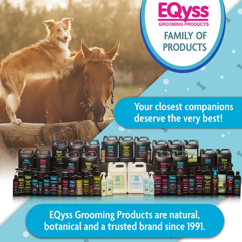 EQyss Avocado Mist Pet Spray Conditioner - Shines, Conditions, and Reduces Shedding, Weightless Leave in Spray - for Dogs, Cats, Puppies - Oil and Silicone Free, pH balanced, USA Made 16-Ounce - PawsPlanet Australia