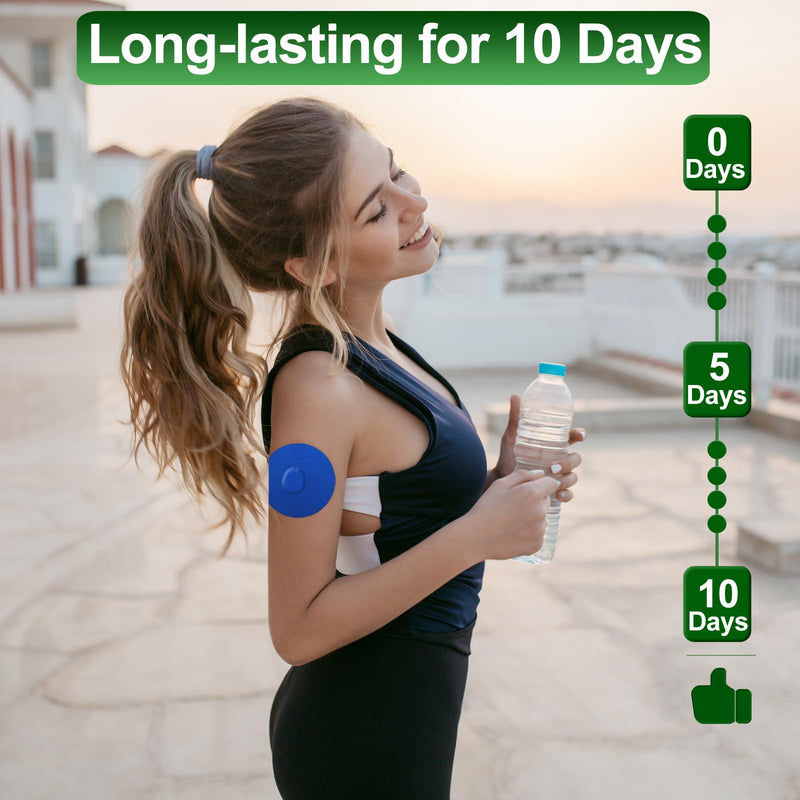 G7 Adhesive Patches Waterproof 20Pack G7 Overpatch Flexible CGM Tape Non-Glue Central Full Cover Hypoallergenic & Latex-Free Stelo Patch Overlay for 10 Days Long Stay, Multi-Colored