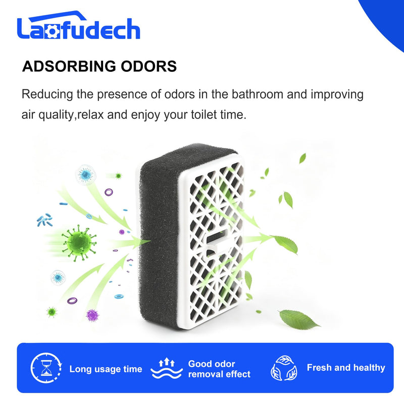 THU6474-01 Deodorizer Filter Cartridges, Compatible with TO-TO Wa-shlet S500E S550E K300 C2 C5 SW3074 SW3054T40 SW3056T40, Activated Carbon Bathroom Toilet Deodorizing Cartridge Filters（3/Pack）