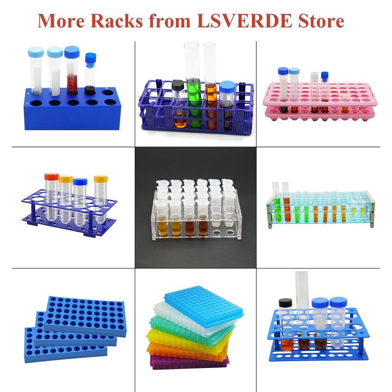 1 Pcs Aluminum Cooler Cooling Block PCR Test Tube Racks, 24-Well for 1.5ml /2ml Tubes, 36-Well for 0.2ml PCR Tubes 60 Wells
