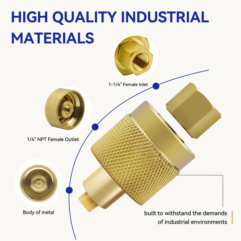 Bolaxin Forklift Connector Female, RE7141F Forklift Propane Tank Connector Female Connection Fitting Adapter Valve