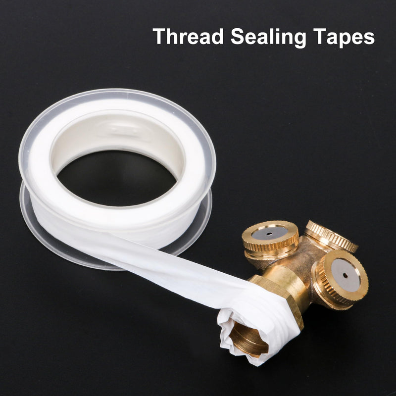 Toilet Water Tank Inlet Outlet Drain Fill Valve Set 8.27Inch Connected Double