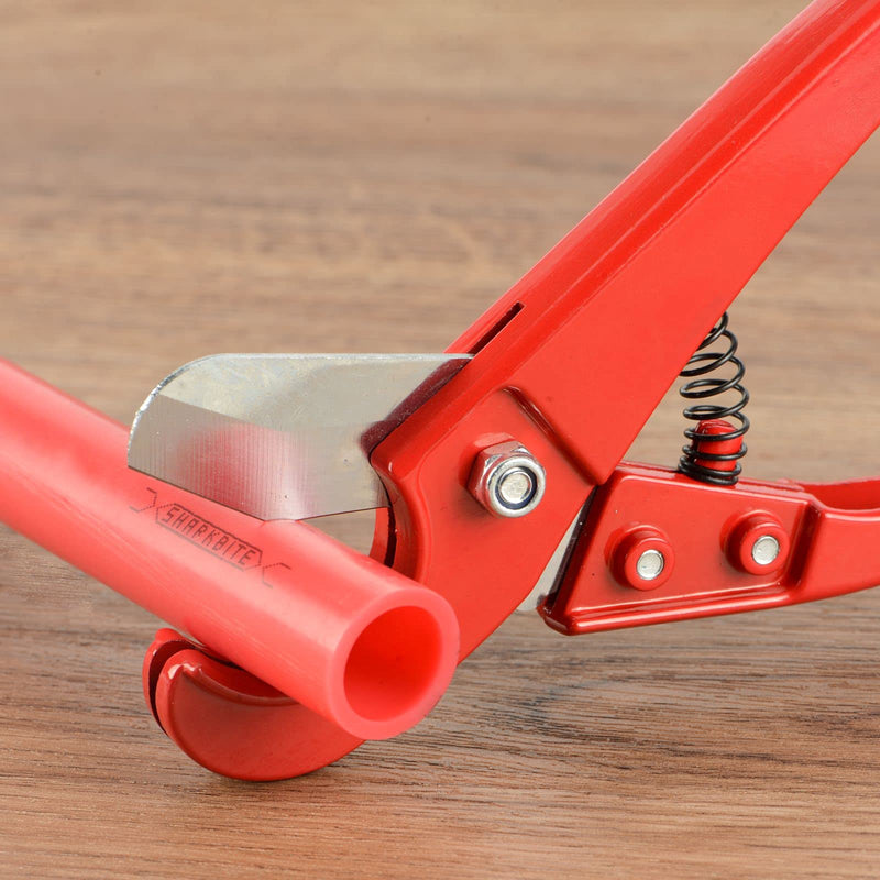 iCrimp PEX Clamp Cinch Tool for 3/8-inch to 1-inch Stainless Steel Clamps meet ASTM F2098 Standard with Pex Pipe Cutter Blue&red CRP0409