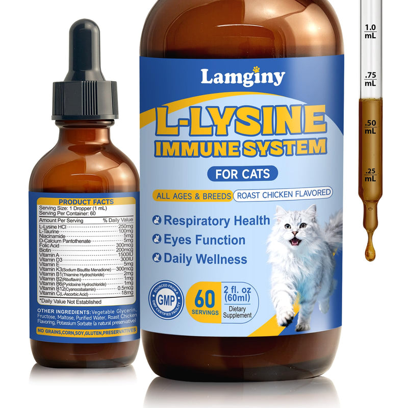 Mushroom Chews for Dogs & L-Lysine Drops for Cats