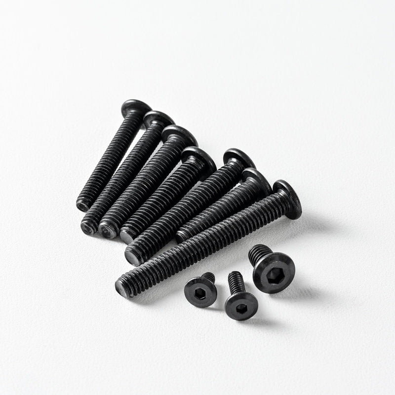 1/4-20 x 1/2" (50 Pack) Flat Head Hex Socket Cap Screws Bolts, Black Oxide 304 Stainless Steel 18-8, Hex Drive, Bright Finish, Fully Machine Thread 1/4-20 x 1/2"