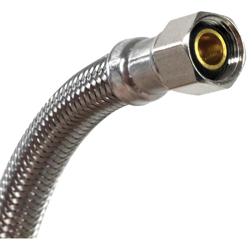 Certified Appliance Accessories Dishwasher Hose with 90 degree FGH Elbow, Water Supply Line, 6 Feet, Premium Braided Stainless Steel with PVC Core