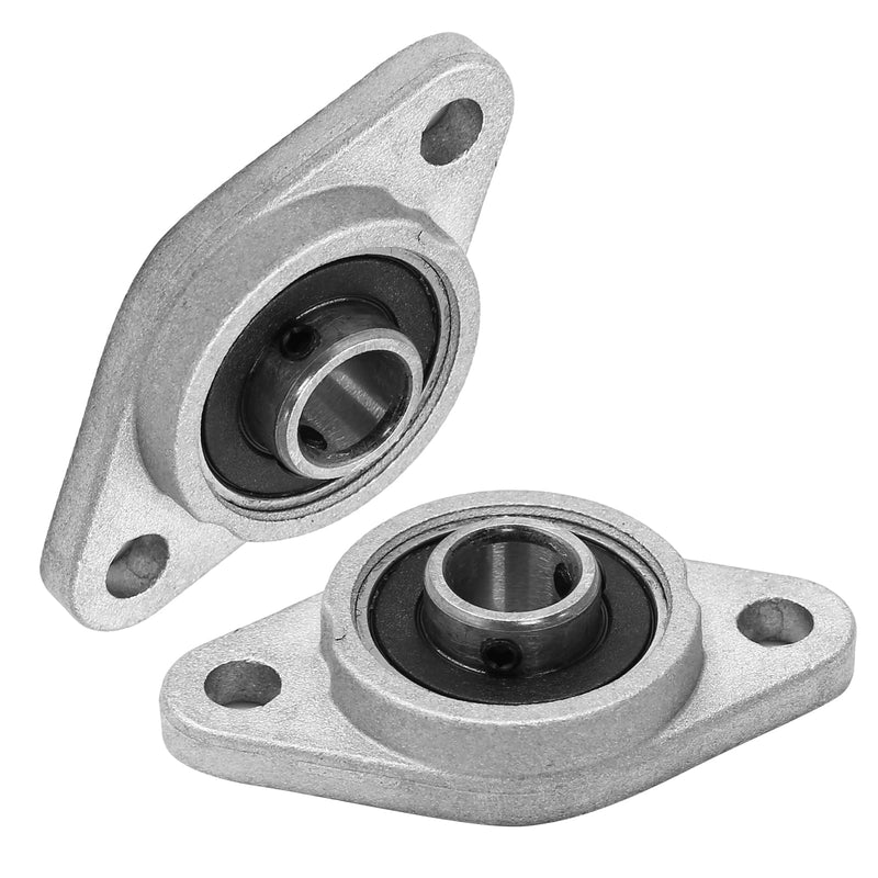KFL08 Pillow Block Bearing Flange Bearing, 0.31 inch / 8mm Aluminum Alloy Bearing Self Aligning Bearing, Replacement Bearings Mounted Bearings for Machine 8mm / KFL08