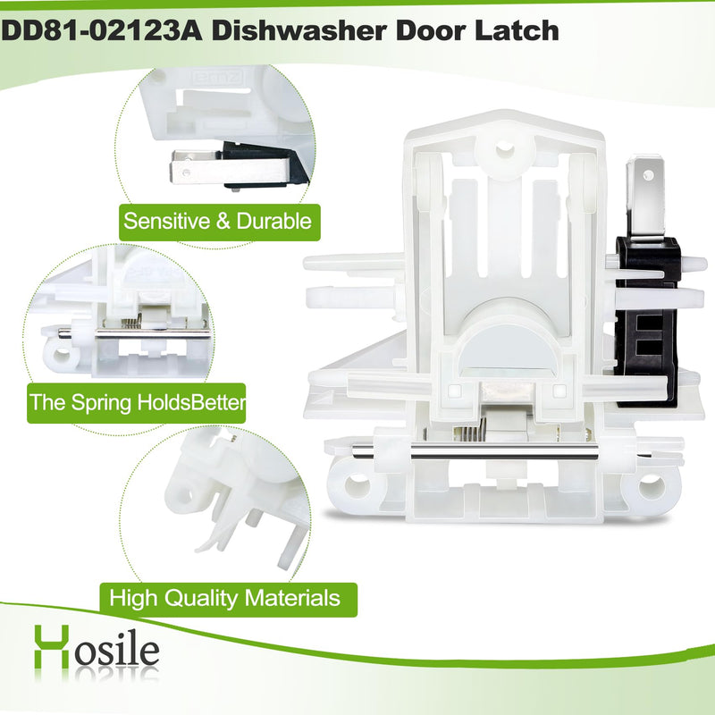 DW80F600UTS DW80J3020US Door Latch,DD81-02132A DD81-01629A Dishwasher Door Latch Compatible samsung Dishwasher Door Latch DW80k7050UG DW80k5050US DW80R5060US DW80R5061UG DW80F600UTW DW80F600UTB