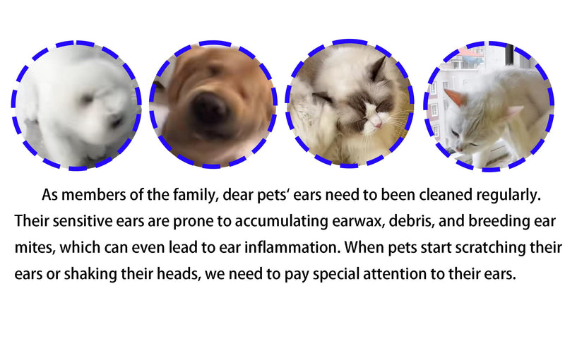 Large Q Tips for Dogs Ears, 6 Inch Cotton Swabs for Cleaning Large Dogs Ear, Long Q Tips Pet Cotton Buds for Dog Ear Care, Apply Medicine, CleanWound (100) 100 - PawsPlanet Australia