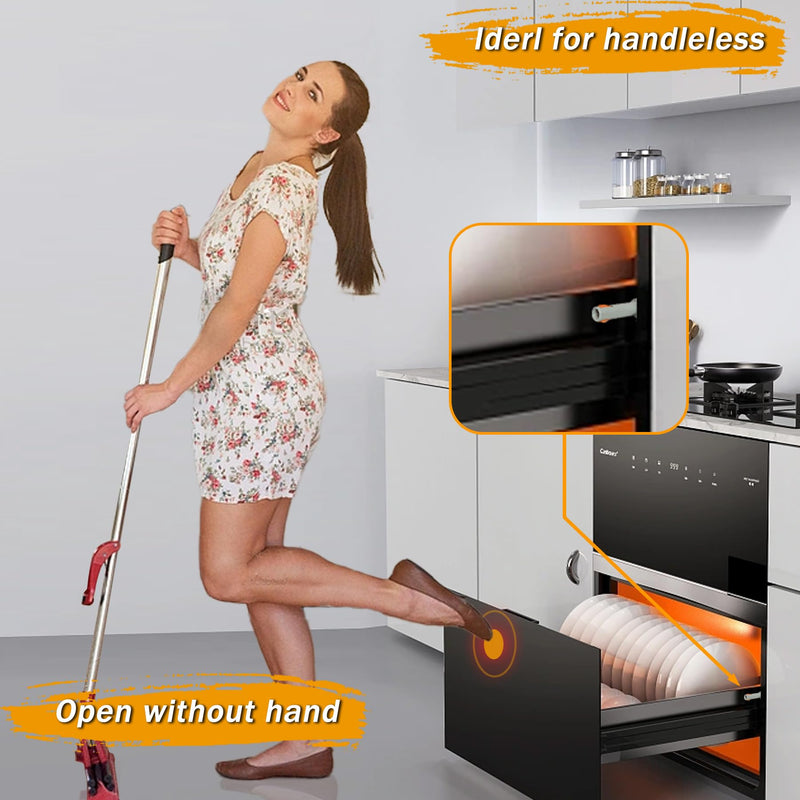 4 Pack | Powerful Attraction Push-to-Open Door Latch for Cabinets - HBL’ Heavy-Duty Cabinet Push Latch, Non-Magnetic RV Drawer Catch, Kitchen Hardware Touch Release Latch. 4 Pack