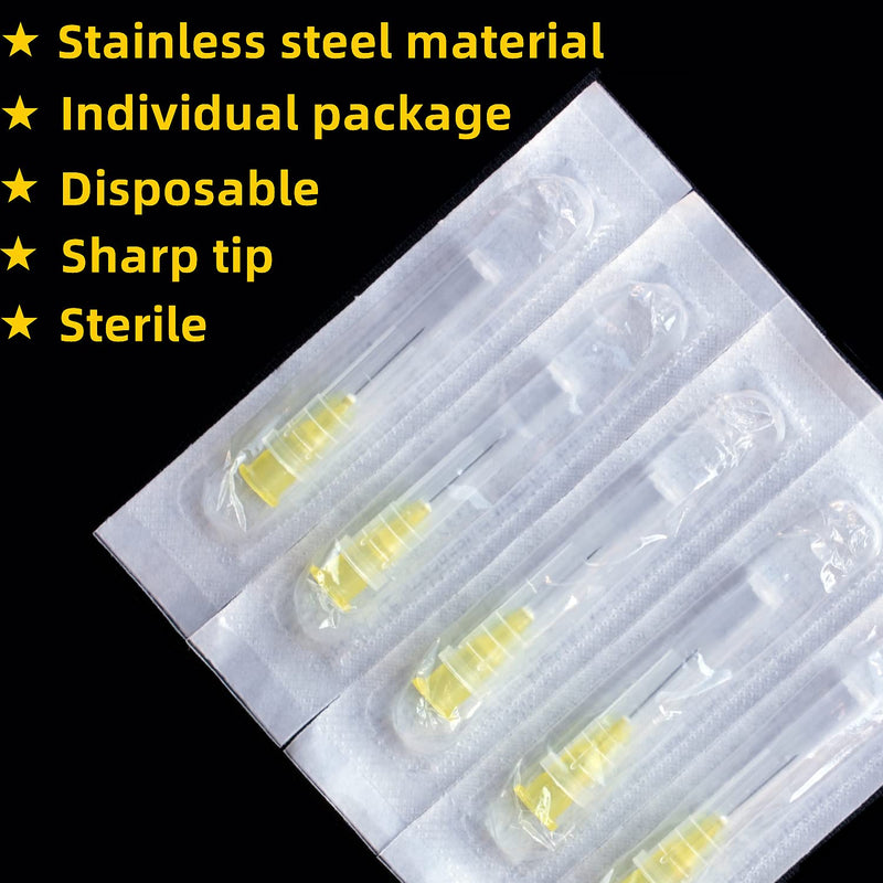 30Ga 1/2 Inch/13mm Sterile Lab Supplies, Pack of 100 30Ga 1/2Inch