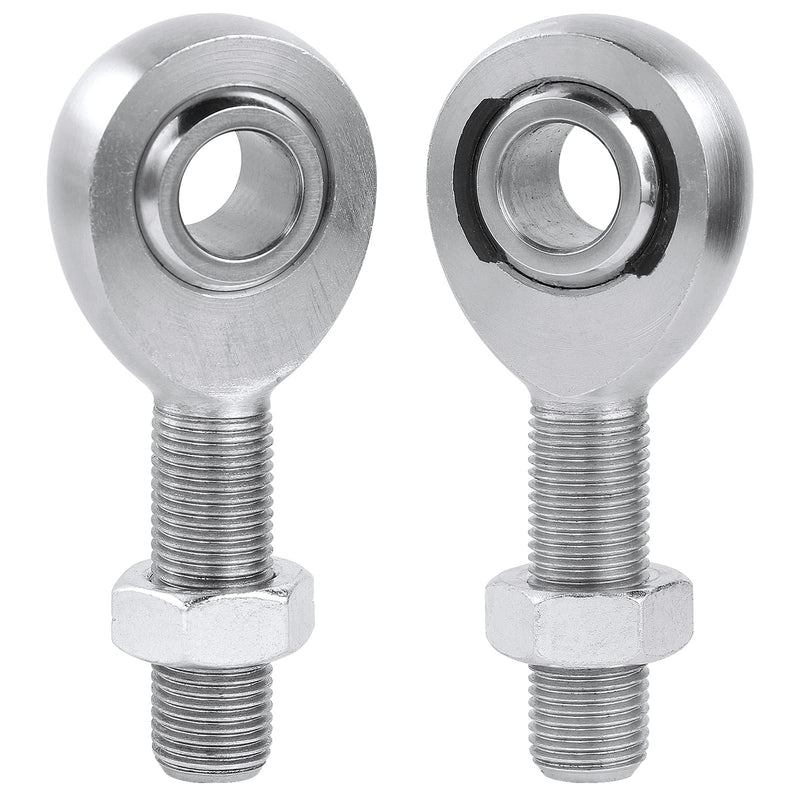 1/2" Heim Joint Rod End Kit,.5" Chromoly Heim Joints Panhard Rod End Kit for Steering,Suspension, Traction Bars, Right&Left Hand Thread Steering Joints with Jam Nuts - 1Set 1/2 inch 1 Pair