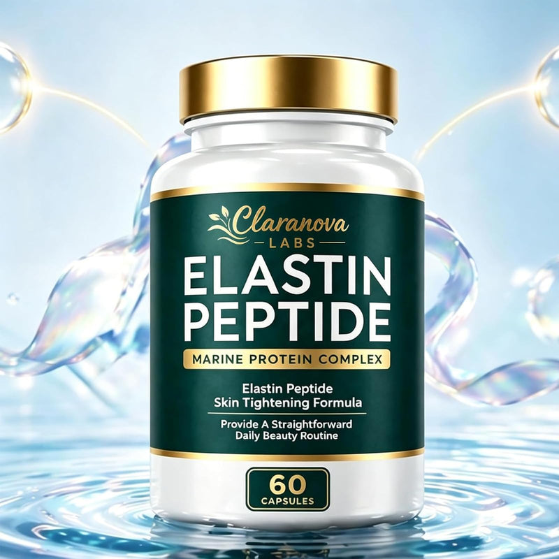 Elastin Peptides, Elastin Peptide Skin Tightening Formula, Marine Protein Complex, Daily Nutritional Support For Skin (1 Set, One) 1 Set 1 Fl Oz (Pack of 1)