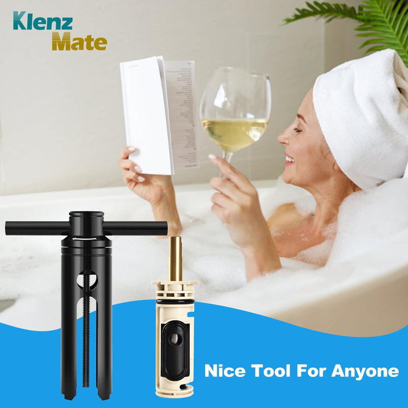 2026 New 104421U Removal Tool, 1222 Replacement Cartridge,116653 Shower Handle Adapter Kit, Tub and Shower Faucet Cartridge Remover For Moen Posi Temp Shower Repair 1222 Cartridge & New Puller+116653 Adapter