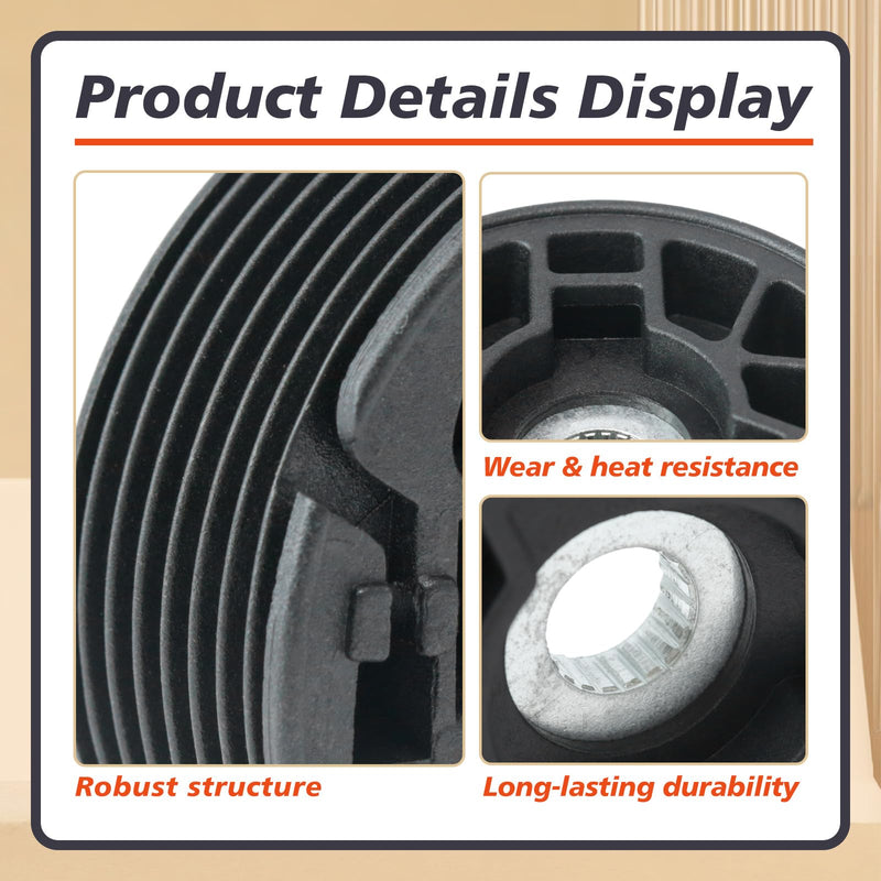Sliding Door Cable Pulley Spool Wheel Compatible with Honda Odyssey 2011 2012 2013 2014 2015 2016 2017 for 4th Generation, Sliding Door L/R