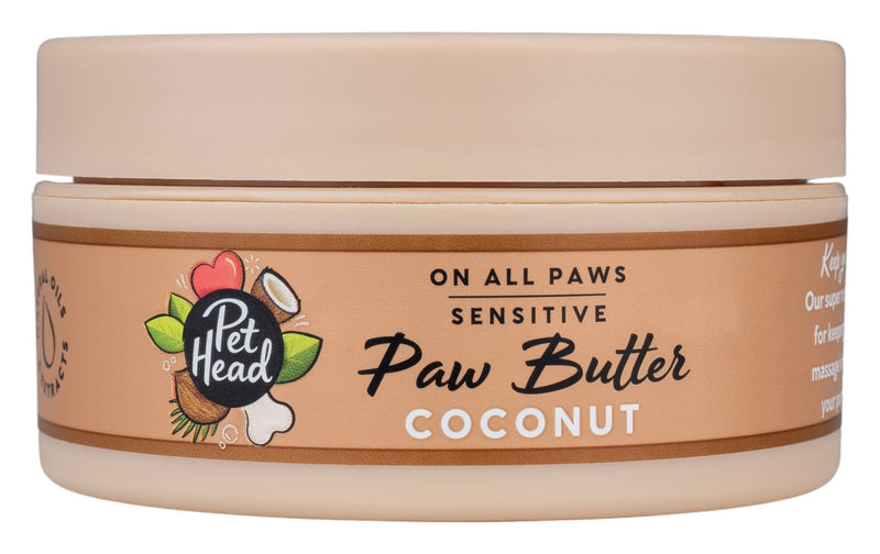 Pet Head On All Paws Coconut Paw Butter | Soothes & Nourishes for Soft Crack-Free Paws and Noses | Paw Moisturizer Balm | Vegan | Lick-Safe | Gentle Formula for Puppies | Made in USA | 1.4 oz. - PawsPlanet Australia