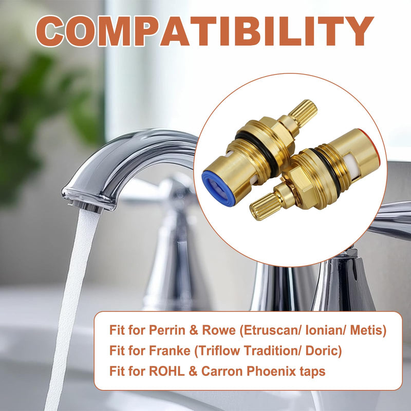9.13145 & 9.13146 Faucet Cartridge Compatible with Perrin & Rowe and Rohl