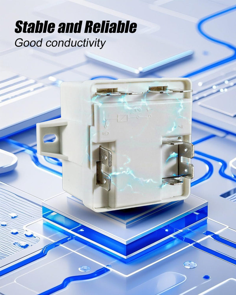 2002053 Ice Machine Compressor Start Potential Relay Fit for RVA7AA3D Motor Controls MR-TX1A Fit for Manitowoc I0522P ID0522A SD0422AP Replace 20-0205-3