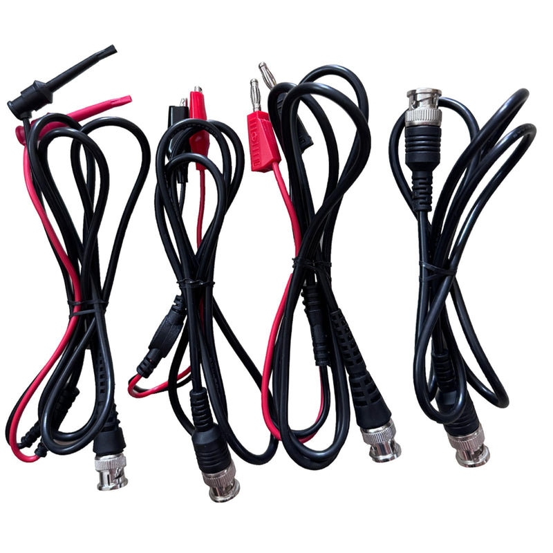 Universal Oscilloscope Probe Kit, 100MHz Oscilloscope Clip Probes with Accessories Kit, 6PCS Test Lead Kit