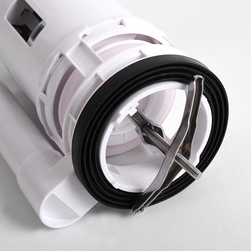 3" Flush Valve Replacement Fit for One-piece Toilet Cistern Bottom Measures 8 cm for Height in 25.8 cm
