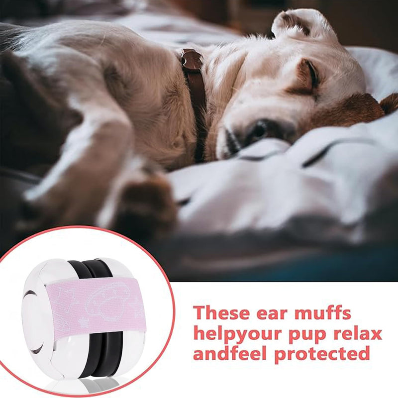 Small Dog/Cat Ear Muffs for Noise Protection, Noise Cancelling Headphones for Small Dogs/Cats, Dog Ear Muffs Noise Protection, Noise Cancelling Headphones For Dogs for Fireworks Thunder Anxiety