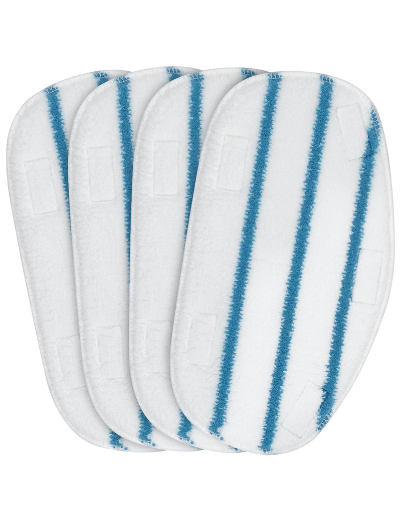 Steam Mop Pads Compatible with PurSteam ThermaPro 10-in-1 and ThermaPro 211 Steam Mop Cleaner Microfiber Pur steam Mop Replacement Pads Washable Reusable Steam Mop Pads for Steamer Floor Cleaning 4 Pack-pursteam Thermapro Steamer Mop Pad