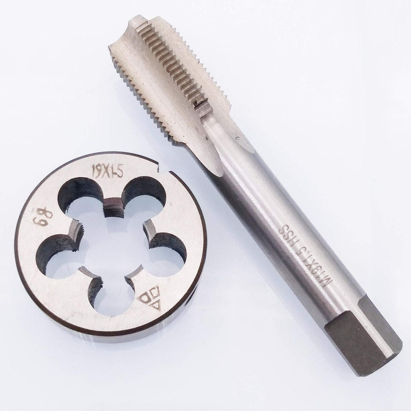 HSS M19 x 1.5mm Tap and M19 x 1.5mm Die Metric Thread Right Hand