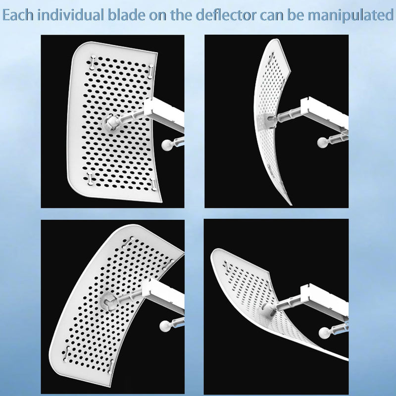 Air Conditioner Deflector, Adjustable AC Vent Deflector for Mini Split