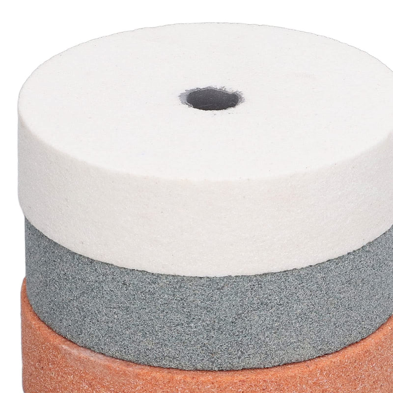 3pcs Bench Grinding Wheel, Silicon Carbide Grinding Stone Pedestal Abrasive Wheel for Metal Ceramic Wood