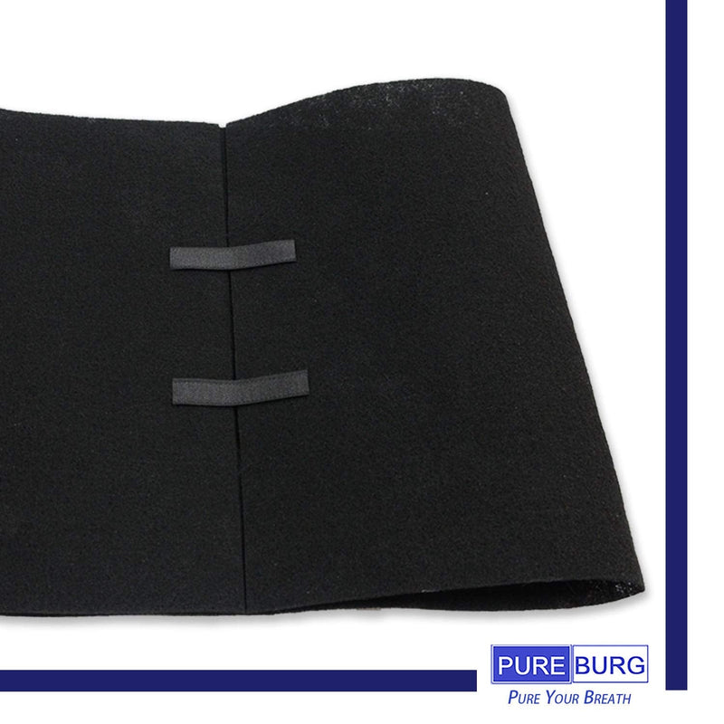 PUREBURG 16"x48" Cut-to-Fit Carbon Filter Sheet, Pack of 2