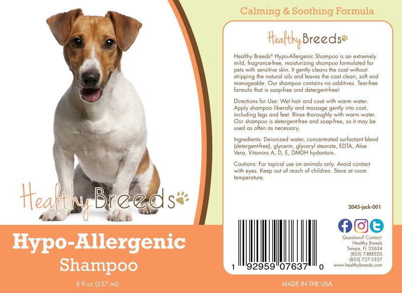 Healthy Breeds Jack Russell Terrier Hypo-Allergenic Shampoo 8 oz - PawsPlanet Australia