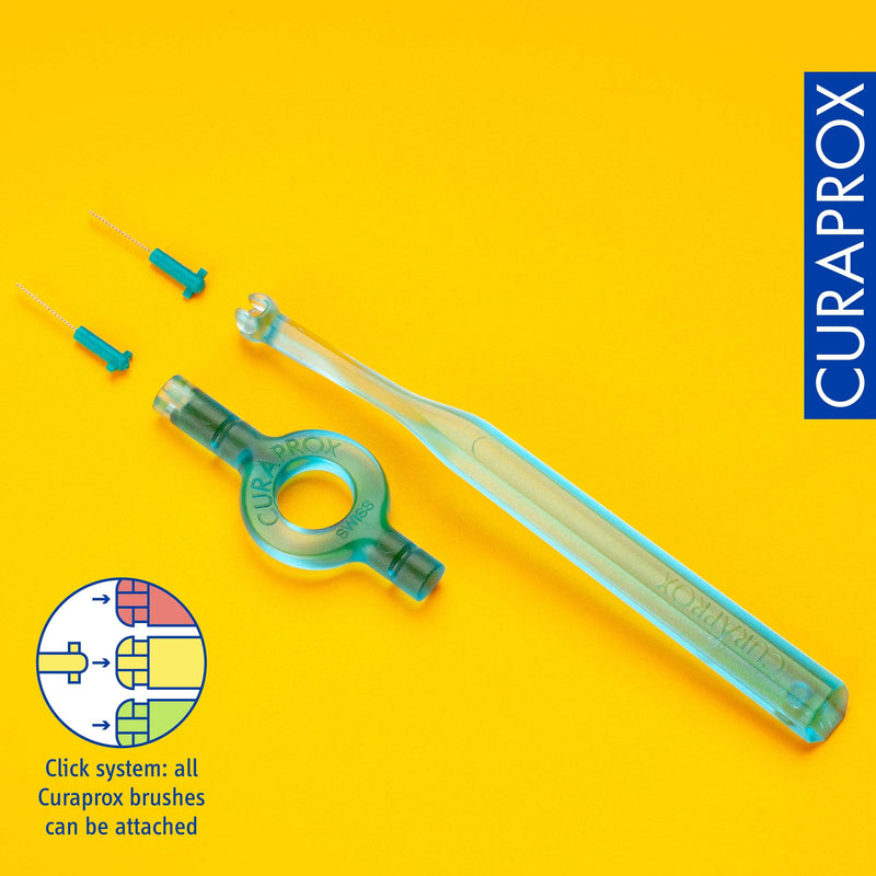 Curaprox CPS 06 Prime Refill Interdental Brushes, Turquoise, 8 Count - 8 x 0.6mm - 2.2mm Internal Toothbrushes. Size 6 (8 Count)