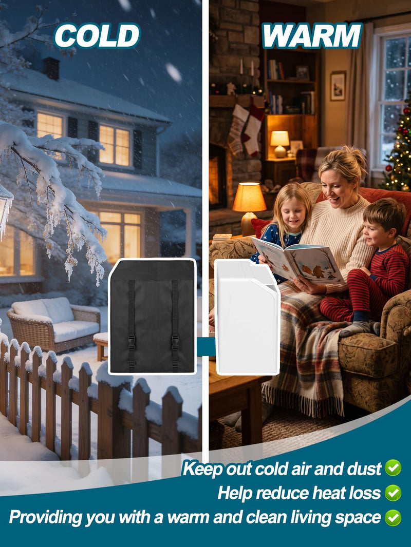 Windproof AC Covers for Outside, for Midea U-Shaped 8000/10000/12000 BTU