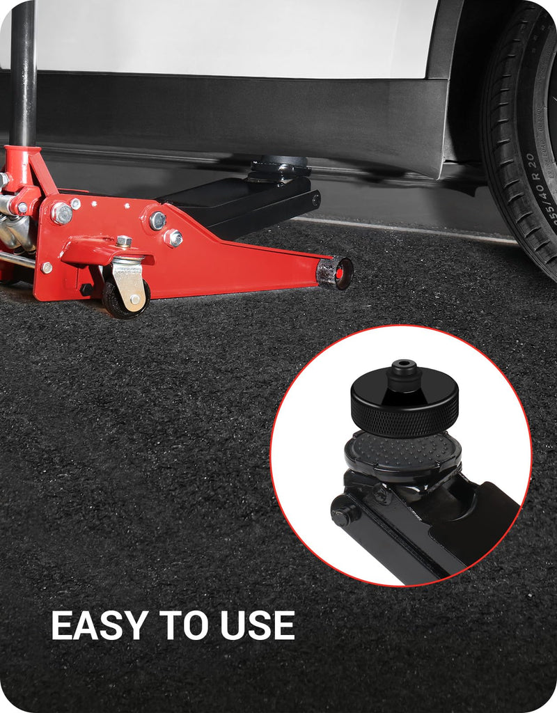 BASENOR Upgraded Tesla Car Floor Jacks, Jack Pucks with Storage Case, TPE Lifting Jack Pad [10x Hardness] to Protect Chassis, Vehicles Accessories for 2013-2025 Model 3/Y/S/X, Austin & Fremont Build