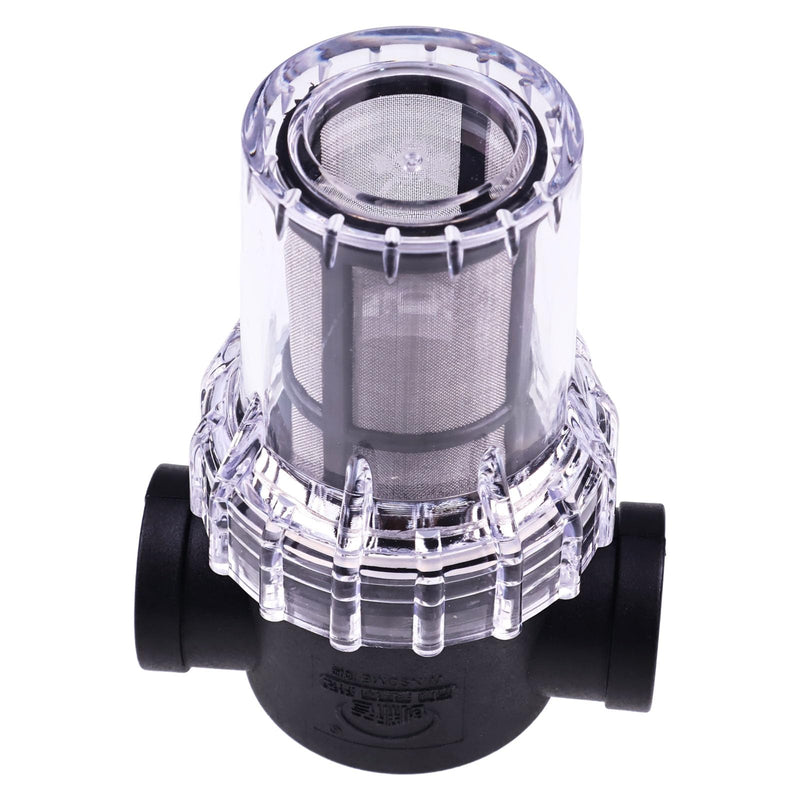 3/4" Female NPT in-Line Strainer with 100 Mesh Stainless Steel Filter Screen Universal Fits RV Water Tank Pressure Washer Garden Outdoor Hose
