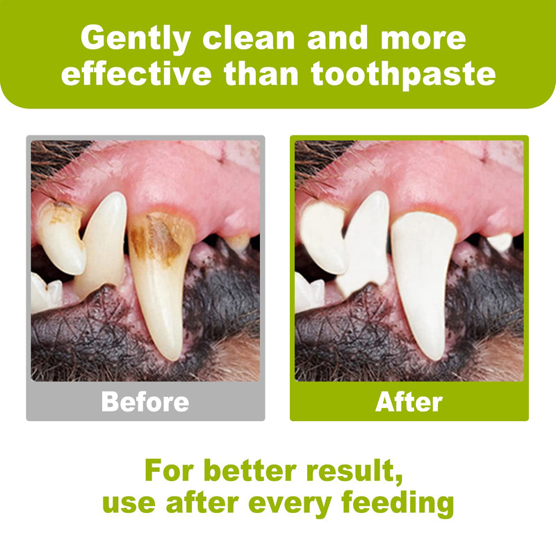 DR.EASY Breath Freshener Dental Finger Wipes 80ct for Dog & Cat, Help Wipe Away Plaque&Tartar, No Added Harsh Chemicals No Brush Formula pack of 1 - PawsPlanet Australia
