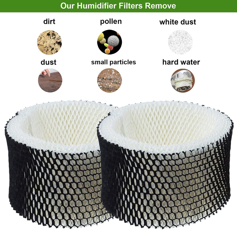 4-Pack Humidifier Wicking Filter Compatible with Holmes HWF62 & HWF62CS, Filter A Replacement Parts HM1701, HM1761, HM1300,HM1100