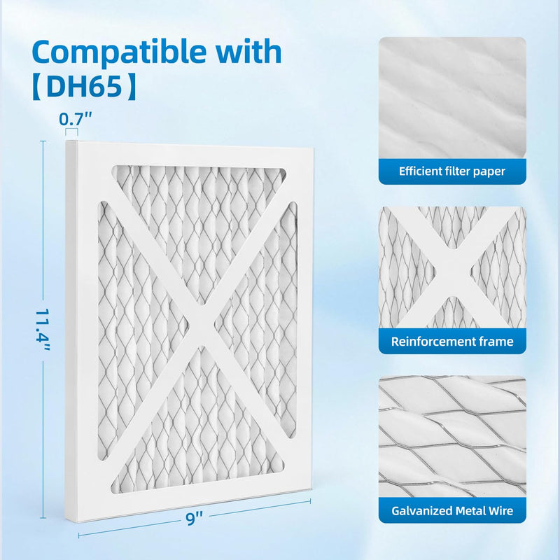 DH65 DR65 Replacement Filter MERV 11 Dehumidifier,4 Pack