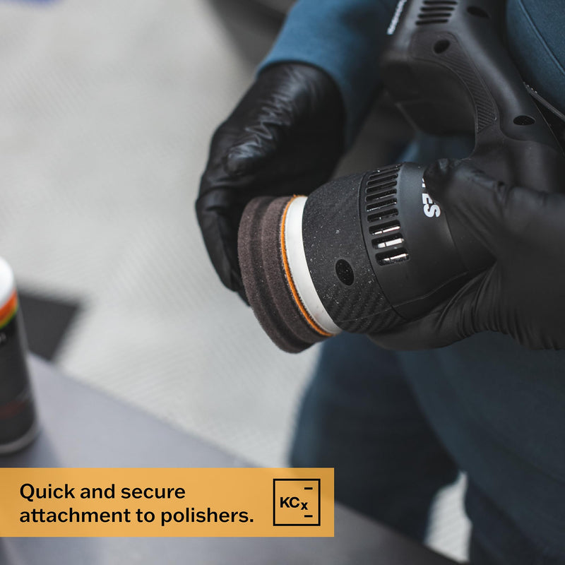 KOCHCHEMIE - One Cut Pad V2 - Medium Abrasive Pad for Removing Moderate Weathering & Scratches; Long-Lasting Compression Hardness; Contours Easily (45mm x 23mm) 45mm