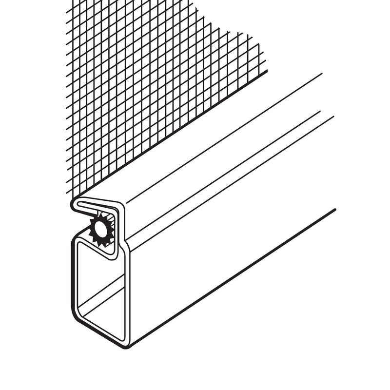 Prime-Line P 7530 0.25 In. x 25 foot Roll, Black Spline (1 Roll)