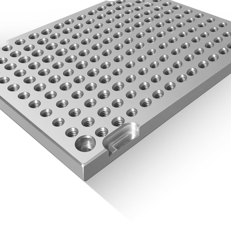 6" x 6" x 1/2" MIC 6 Aluminum Fixture/Sacrificial Plate, Mini Pallet